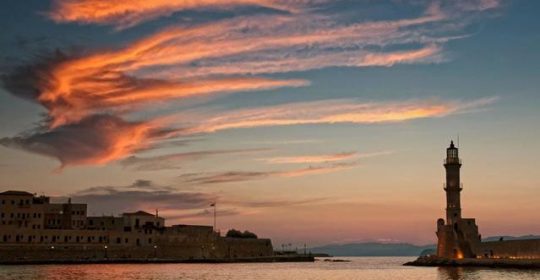 sunset-chania